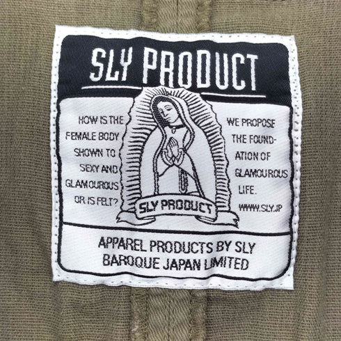 スライ SLY SLY PRODUCTフーデッドミリタリージャケット Y2K レディース JPN:1