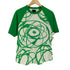ステューシー Stussy Atmic Ring アトミックリング ラグラン 半袖 Tシャツ メンズ S