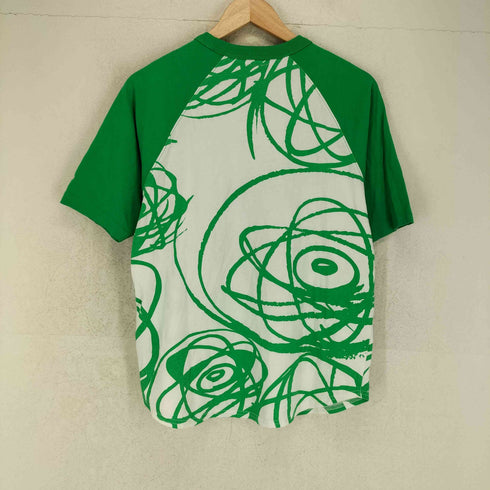 ステューシー Stussy Atmic Ring アトミックリング ラグラン 半袖 Tシャツ メンズ S