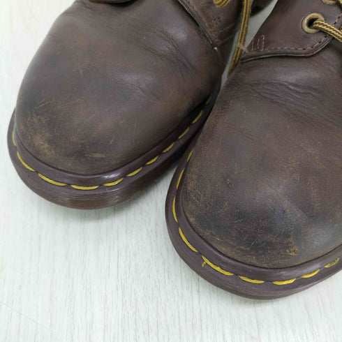 ドクターマーチン Dr.Martens ENGLAND製 4ホールブラウンレザーシューズ メンズ UK:9
