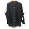 セオリー theory シアー オーバーサイズ バンドカラーシャツ COLLARLESS OS SH V レディース JPN:S