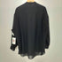 セオリー theory シアー オーバーサイズ バンドカラーシャツ COLLARLESS OS SH V レディース JPN:S