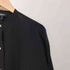 セオリー theory シアー オーバーサイズ バンドカラーシャツ COLLARLESS OS SH V レディース JPN:S