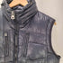 ディーゼル DIESEL 00S パッカブル フード ギミック シャイニー ダウン ベスト Y2K メンズ import:L