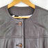 CLASSY ラムレザー ノーカラーコート レディース JPN:M