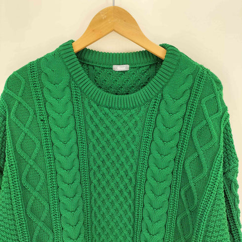 ジャーナルスタンダードレリューム JOURNAL STANDARD relume リサイクルポリ ケーブルニット メンズ JPN:M