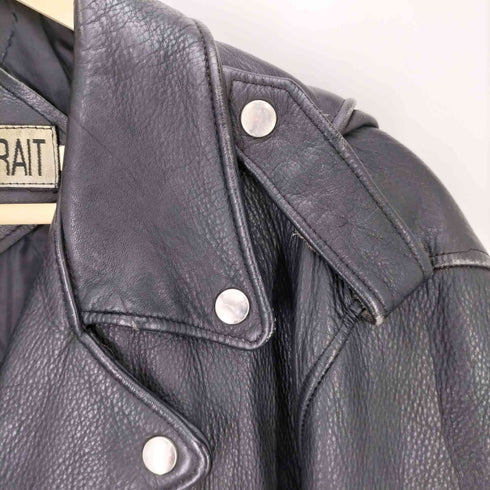 PORTRAIT 裏地キルティング レザー ダブルライダースジャケット メンズ JPN:44