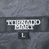 トルネードマート TORNADO MART フェイクレザー フラワー ジャガード レースアップ プルオーバーシャツ スキッパー ポロシャツ メンズ JPN:L