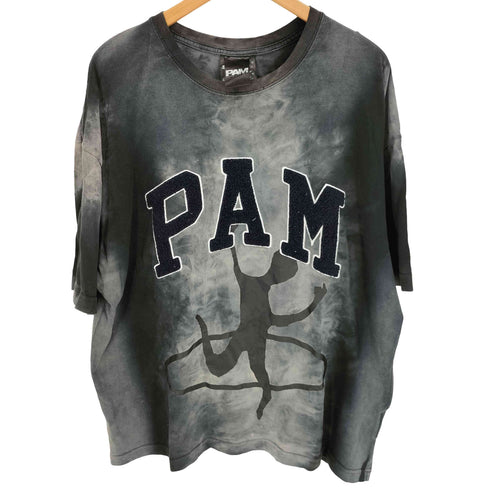 パム PAM Perks And Mini フェルト ロゴパッチ S/S クルーネック Tシャツ メンズ import:M