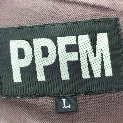 ピーピーエフエム PPFM ブロックチェック ループヤーンチェック シワ加工 シャーリング 異素材 ウール 4B テーラードジャケット メンズ import:L