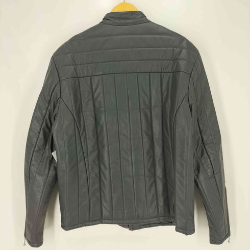 アヴィレックス AVIREX カウレザー キルティング シングルライダースジャケット メンズ import:L