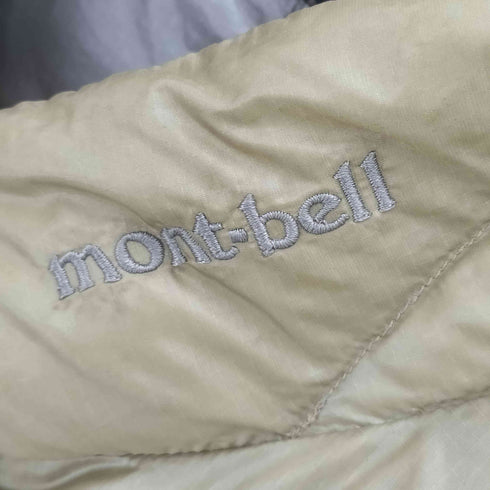 モンベル mont bell ロゴ刺繍 ウルトラライト ダウンジャケット メンズ