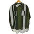 アメリ AMERI BLURRED STRIPE OVER SHIRT 袖スリット ストライプオーバーシャツ レディース F