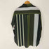 アメリ AMERI BLURRED STRIPE OVER SHIRT 袖スリット ストライプオーバーシャツ レディース F