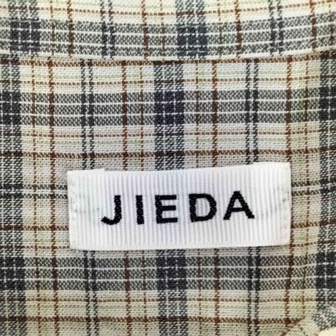 ジエダ Jieda 26SS SEERSUCKER SHIRT S/S 半袖シアサッカーシャツ メンズ 2
