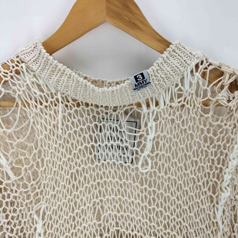 メゾンミハラヤスヒロ Maison MIHARA YASUHIRO 24SS ロープニット ショート プルオーバー レディース FREE