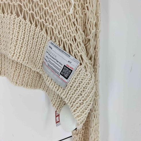 メゾンミハラヤスヒロ Maison MIHARA YASUHIRO 24SS ロープニット ショート プルオーバー レディース FREE