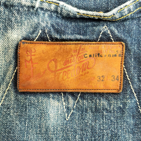 シュガーケーン SUGAR CANE Mister Freedom lot.54 Californian USA製 ボタンフライデニムパンツ メンズ W32 L34