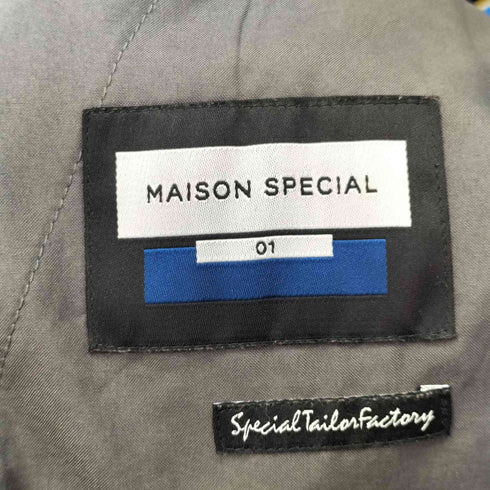 メゾンスペシャル MAISON SPECIAL コンパクト2WAYストレッチダブルワイドスラックス メンズ JPN:1