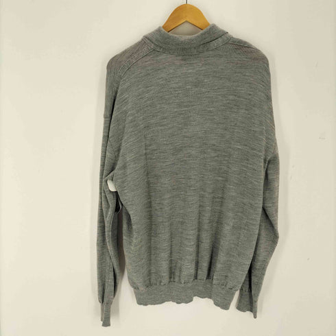 アンデコレイテッド undecorated スキッパーカラー ハイゲージ長袖ニット メンズ