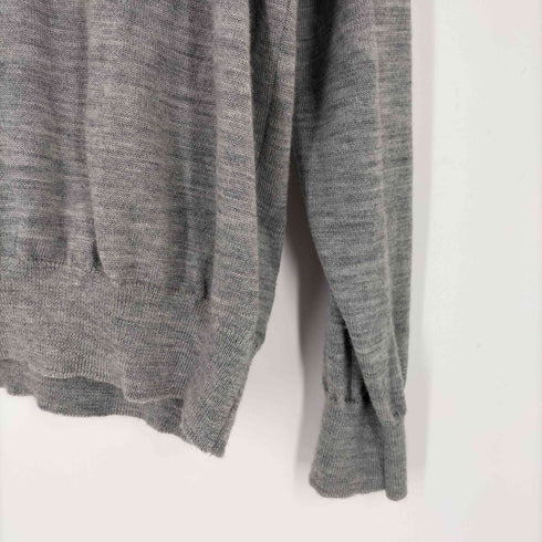 アンデコレイテッド undecorated スキッパーカラー ハイゲージ長袖ニット メンズ