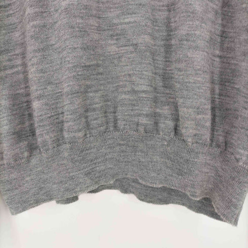 アンデコレイテッド undecorated スキッパーカラー ハイゲージ長袖ニット メンズ