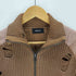 ブレス BREATH 25AW OVERDIE DAMAGE ZIP KNIT オーバーダイ ダメージ ジップニット メンズ M