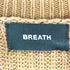 ブレス BREATH 25AW OVERDIE DAMAGE ZIP KNIT オーバーダイ ダメージ ジップニット メンズ M
