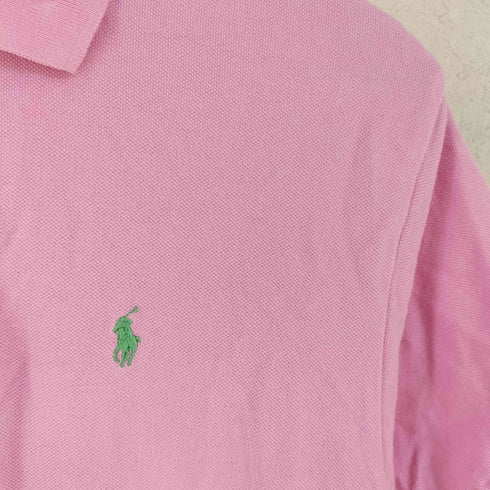 ポロバイラルフローレン Polo by RALPH LAUREN 90S コットン 半袖 ポロシャツ メンズ M