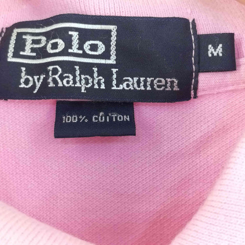 ポロバイラルフローレン Polo by RALPH LAUREN 90S コットン 半袖 ポロシャツ メンズ M