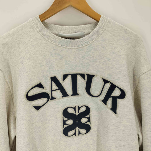 SATUR セター Arch Apero Logo Sweatshirt アーチ アペロ ロゴ スウェットシャツ メンズ M