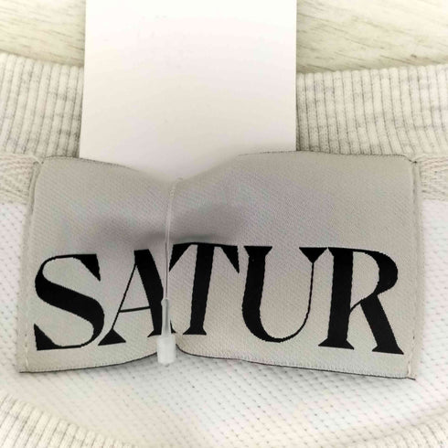 SATUR セター Arch Apero Logo Sweatshirt アーチ アペロ ロゴ スウェットシャツ メンズ M