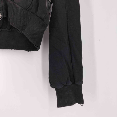 CHIKASHITSU PLUS HIGH チカシツプラスハイ cropped dirty wash double zip hoodie クロップドダーティーウォッシュダブルジップパーカー メンズ 1