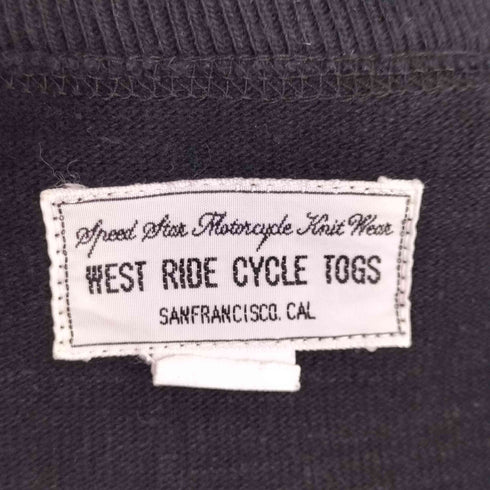 WEST RIDE CYCLE TOGS ボーダー コットンスウェット メンズ US:40