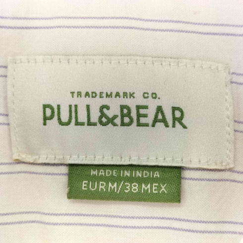 プルアンドベア PULL&BEAR バンドカラーシャツ メンズ JPN:M
