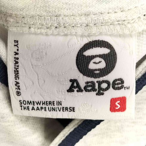 アベイシングエイプ A BATHING APE AAPE BASEBALL SHIRT エイプ ベースボール シャツ メンズ S
