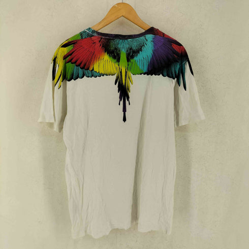 マルセロバーロン MARCELO BURLON フェザー プリント 半袖 Tシャツ メンズ S