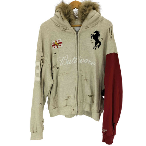 Protocol Index プロトコルインデックス BUTTIVORE FUR LINING ZIP HOODIE ファーライニング ジップフーディー メンズ 1