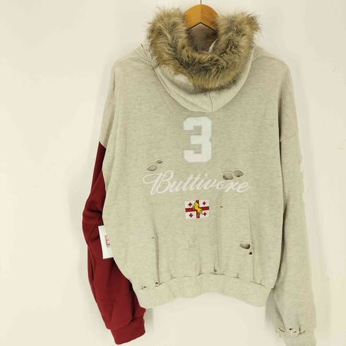 Protocol Index プロトコルインデックス BUTTIVORE FUR LINING ZIP HOODIE ファーライニング ジップフーディー メンズ 1
