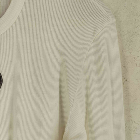 ドルチェアンドガッバーナ DOLCE&GABBANA CALCIO カルチョ ロゴワッペン リブ 長袖 Tシャツ メンズ 48