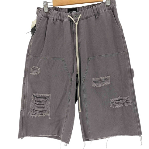 ダンケシェーン Danke Schon 25SS DAMAGE DUCK WKNEE SHORTS ダメージ加工ダックダブルニーショーツ メンズ L