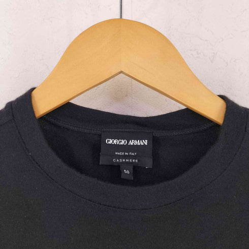 ジョルジオアルマーニ Giorgio Armani カシミヤ ニット Tシャツ メンズ 50