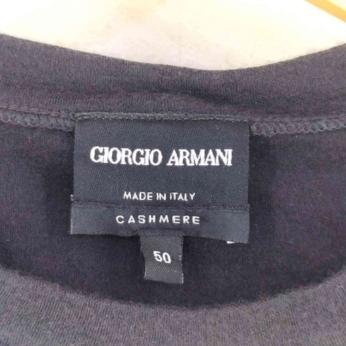 ジョルジオアルマーニ Giorgio Armani カシミヤ ニット Tシャツ メンズ 50