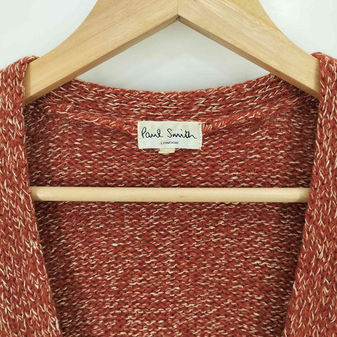 ポールスミス Paul Smith シルク混 メランジ ウール ニット カーディガン メンズ import:M