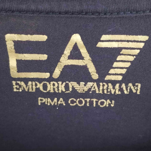 エンポリオアルマーニイーエーセブン EMPORIO ARMANI EA7 ロゴプリント 半袖 Tシャツ メンズ S