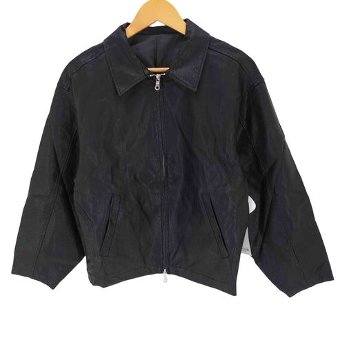フェイクレザー ジャケット レディース JPN:M