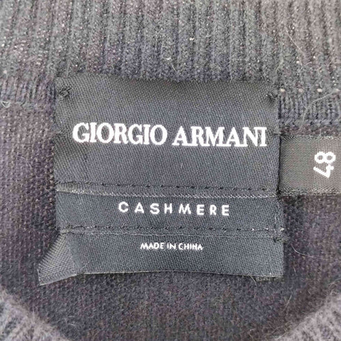 ジョルジオアルマーニ Giorgio Armani カシミヤ 100 Vネック ニット メンズ 48