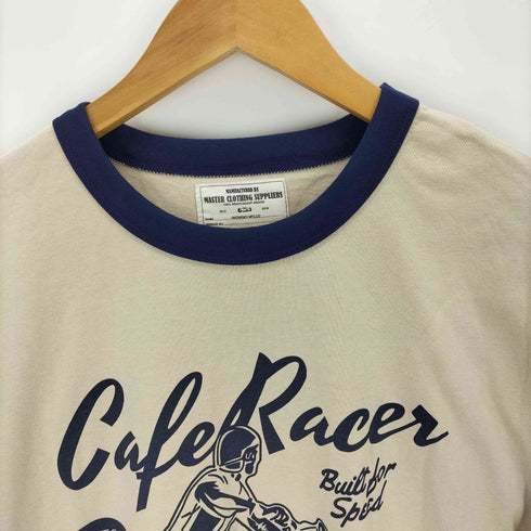 OKONKWO プリントリンガー半袖Tシャツ メンズ M