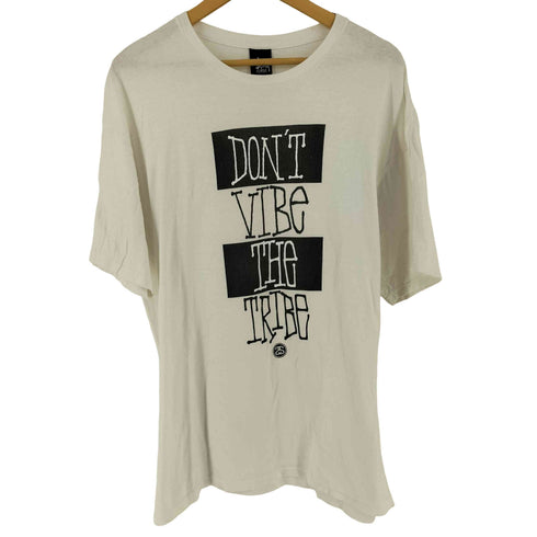 ステューシー Stussy Don't Vive The Tribe t old Stussy 4段ロゴTシャツ メンズ XL