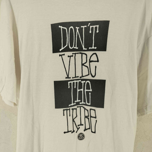 ステューシー Stussy Don't Vive The Tribe t old Stussy 4段ロゴTシャツ メンズ XL